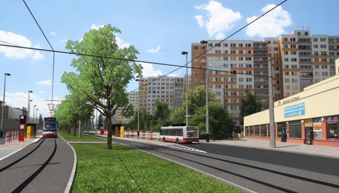 Kč Tramvajová trať Divoká Šárka Dědinská 2020 2022 890 mil Kč Tramvajová trať