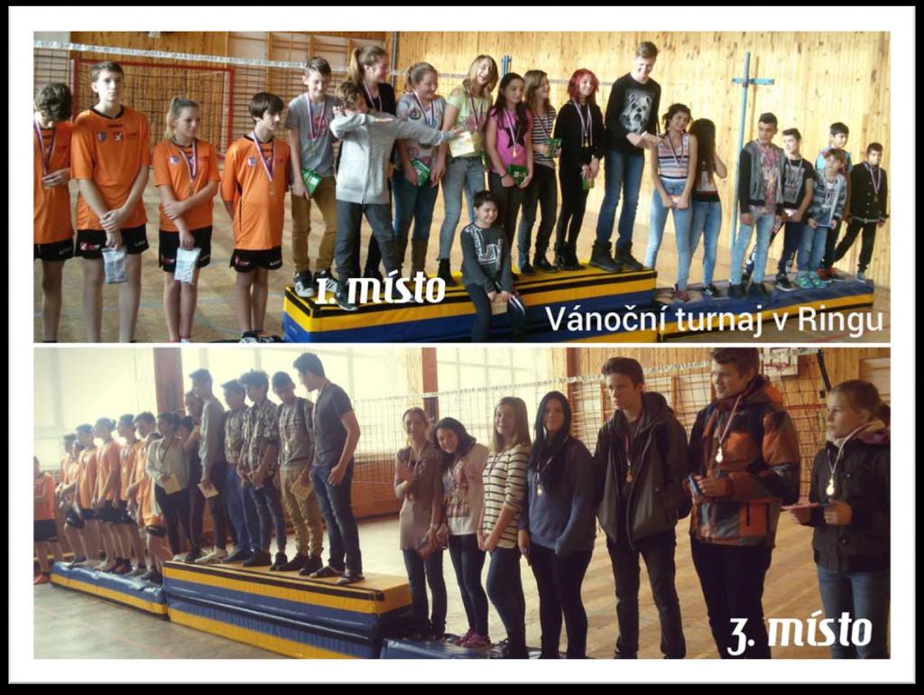 VÁNOČNÍ TURNAJ V RINGU Dne 9. 12. 2016 se konal vánoční zápas v Krupce. Žáci naší školy se na zápas připravovali velice pilně a byli odhodláni tento turnaj vyhrát. Soutěžilo se ve dvou kategoriích.