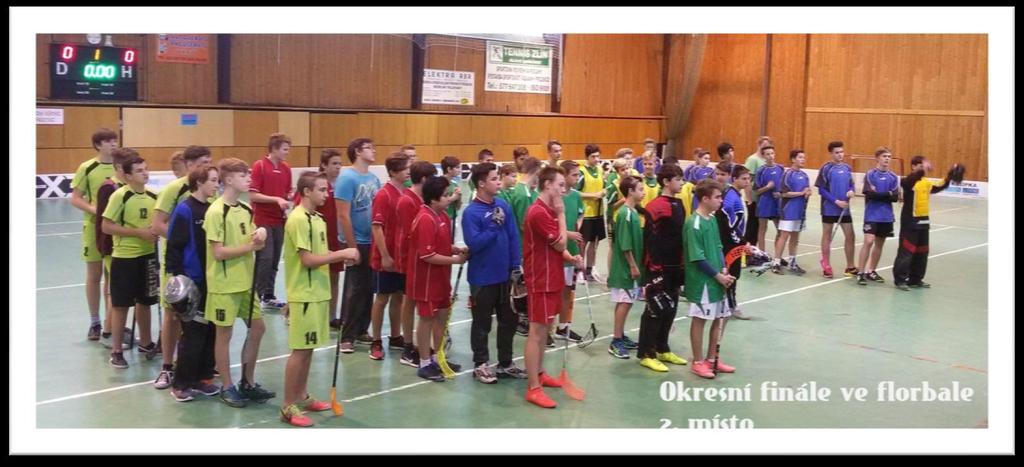 OKRESNÍ FINÁLE VE FLORBALE Okresní finále ve florbale IV. kategorie (což jsou žáci 8. a 9. tříd) Pořadatelem turnaje byl OR AŠSK Teplice. Turnaj byl odehrán ve Sportovní hale Krupka dne 22.