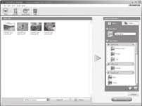 Zobrazí se okno potvrzující dokončení stahování. Použití OLYMPUS Master 4 Klepněte na»browse images now«(procházet obrázky nyní). Stažené snímky se zobrazují v okně vyhledávače.