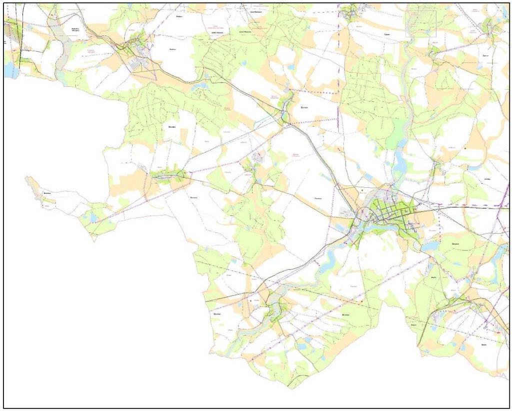 Žirovnice Počet částí obce: 6 (Město Žirovnice, místní část Cholunná, Litkovice, Stranná, Štítné, Vlčetín) Počet katastrálních úz