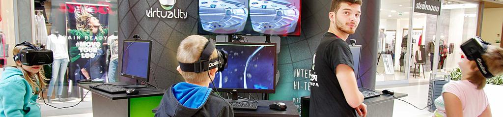 Virtuální realita Virtuální realita je počítačem vytvořené interaktivní trojrozměrné prostředí, do něhož