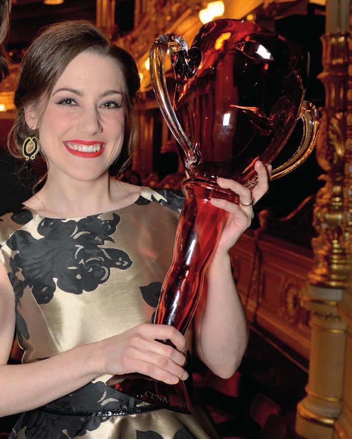 CENA THÁLIE 2016: HORTENSIE LENKA PAVLOVIČ Během několika posledních sezón se na ostravskou operetu a muzikál již potřetí usmálo štěstí v podobě Ceny Thálie.