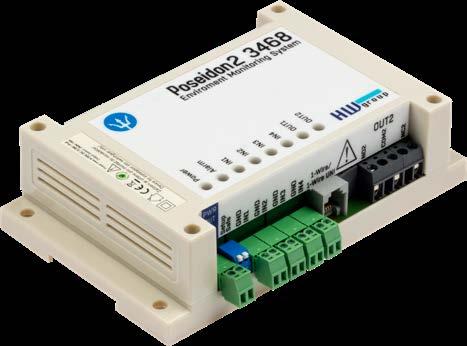 Prostřednictvím Poseidon 400 lze ovládat 4 DO relé výstupy NO/NC, případně až virtuálních digitálních výstupů (VDO) na vzdálených jednotkách Poseidon nebo Damocles (MM).
