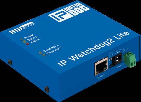 Zařízení IP WatchDog Industrial Ethernet Wi-Fi GSM IP Web Interface -Wire UNI / -Wire Digital Input (DI) RS-4 M-Bus WLD Digital Output (DO) / Virtual DO SNMP Trap E-mail Notification SMS + Ring
