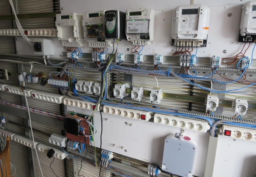 4.3.2 Měření v centru pro inteligentní energetiku Modemtec Jak je výše uvedeno, na tomto pracovišti (viz obr.
