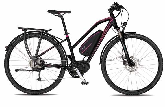 TECHNOLOGY UNIQUE ELECTRIC MOTOR LONG DISTANCE TOURING ECO DRIVE RÁM / FRAME ALU 6061 SR SUNTOUR NEX RLO PŘEVODNÍK / CRANK SET MIRANDA KAPPA