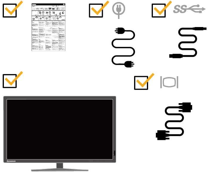 Kapitola 1 Začínáme Tato uživatelská příručka obsahuje podrobné informace o ThinkVision T2224pD plochém monitoru. Rychlý přehled najdete na Instalačním plakátu dodávaném s monitorem.