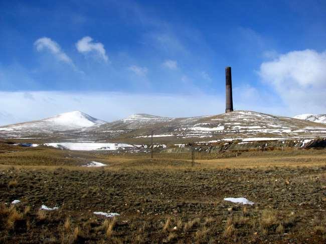 Anaconda Smelter Stack, Nevada, USA Nejvyšší