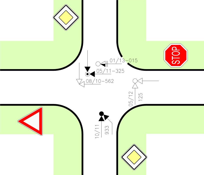 Doplňkové analýzy Dopravní nehody - kolizní diagram Dopravní