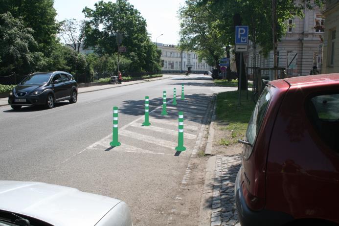 Zkušenosti a doporučení k umísťování PRŮSEČNÁ A STYKOVÁ KŘIŽOVATKA zachování rozhledu,