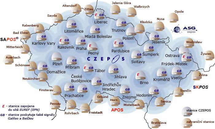 1. Technologie GNSS GPS+GLONASS nebo GPS+GLONASS+BeiDou+Galileo z nejbližší stanice. Dále je zde možnost zvolit si stanici pro korekce GPS+GLONASS. Formát vysílaných dat je RTCM 3.