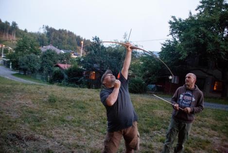 kosením na Zákopčí, tam je to vždycky hezké.