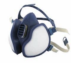 Masky a filtry / Masks and filters 3M 4251 4520 005 000 00 2502-08 CZ / Bezúdržbová, pohodlná, ochrana proti plynům, výparům a částicím, ochranný faktor: 10x NPK-P pro organické výpary, 12x NPK-P pro