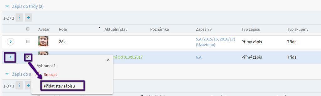 Záložka Osobní systémové údaje : - zde vidíte systémové údaje k dané osobě, které můžete upravovat kliknutím na Tlačítko Záložka Interní nepublikované poznámky : - v sekci poznámka můžete vidět