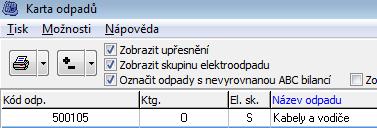 2 tuny odpadu 200136 El. skupiny S, pak také musím 1.2 tuny odpadu 200136 El. skupiny S předat jiné oprávněné osobě.