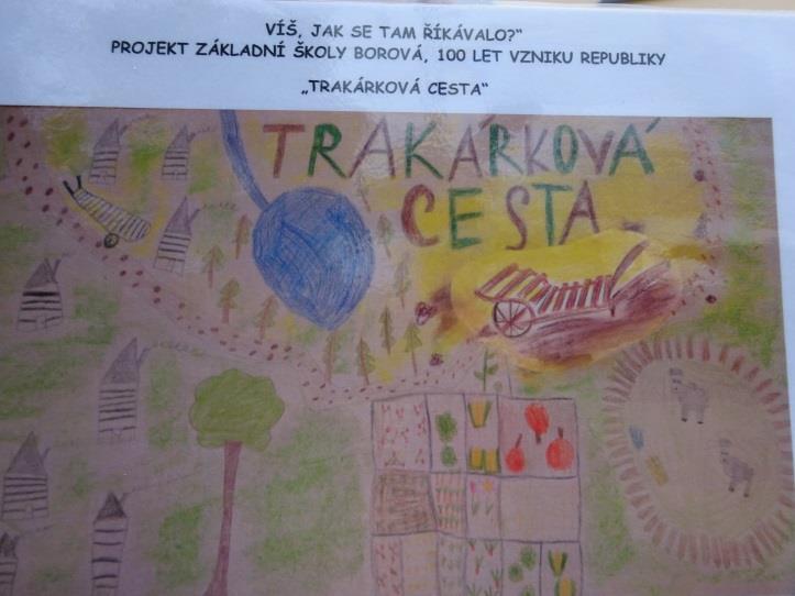 Třeťáci u Hegrů kudy vedla TRAKÁRKOVÁ