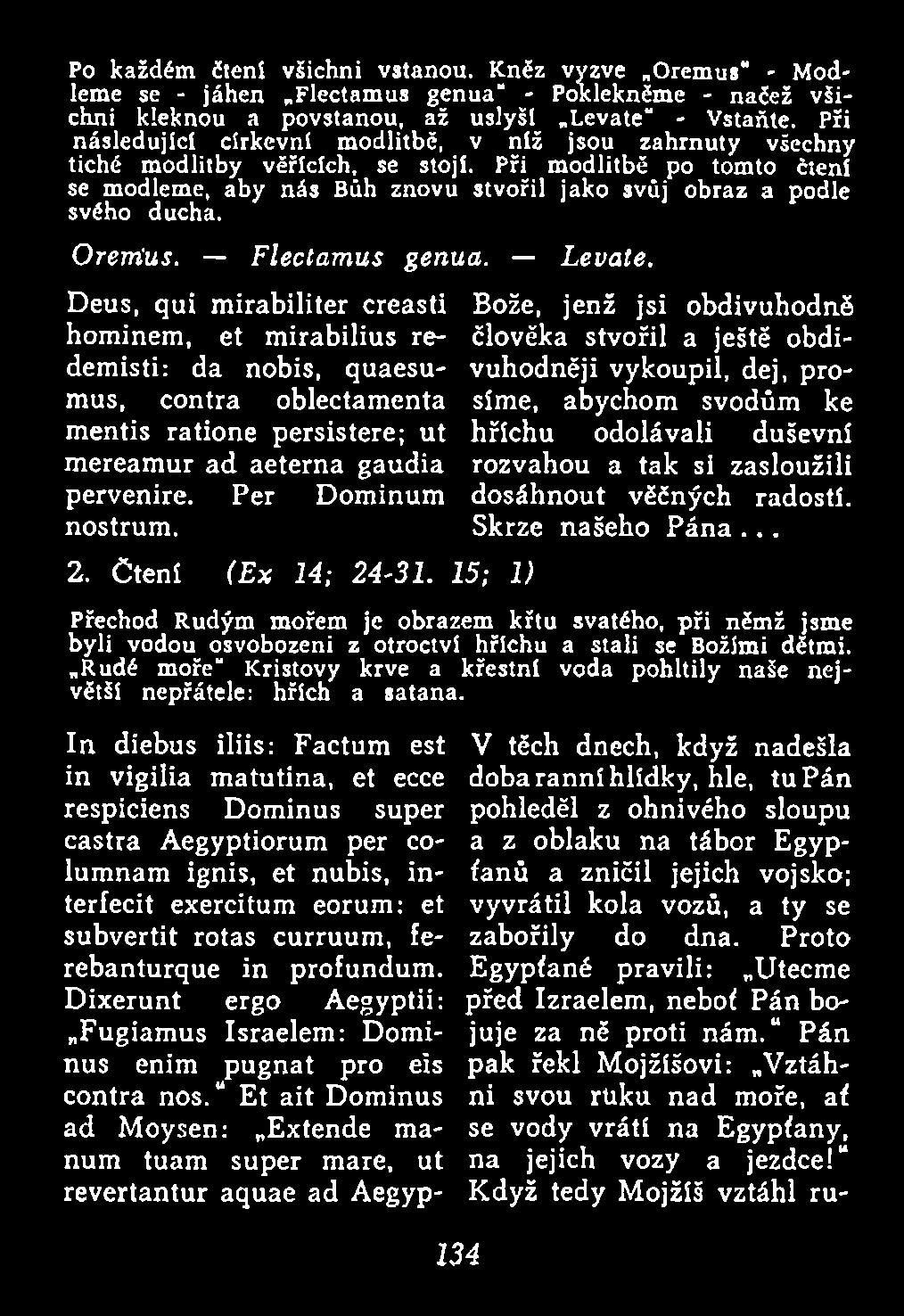 Čtení (Ex 14; 24-31.