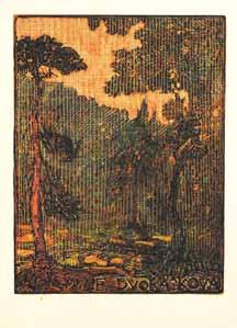 71 67. Ex libris MUDr. Jitka Měřičková dřevoryt, 11,6 x 6 cm, PD značeno ve štočku J.V., vzadu razítko: Sbírka exlibris Miroslava Cinnera 700 Kč ( 28) 68.