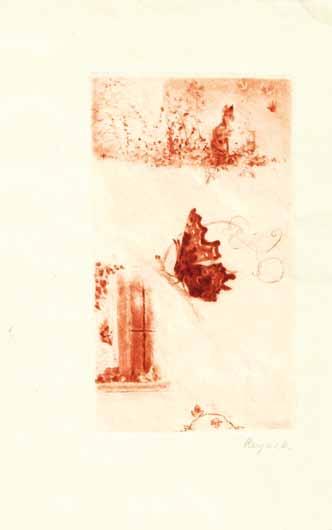 60. Bohuslav Reynek (1892 1971) Motýl suchá jehla, lept, 11,5 x 7 cm, sign.