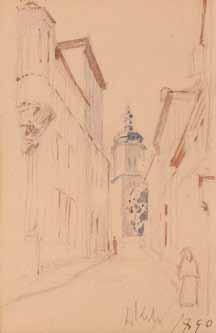PD LKuba Paříž 1895, rám, žák prof. M. Pirnera LITERATURA: V. Nezval: L. Kuba, 1946, str. 113, č.