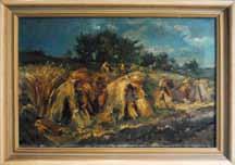 Karel Veržakovský (1924 1963) Zátiší s jablky olej, papír, 17,3 x 27,7 cm, PD monogr. K. V., rám, na rámu drobná poškození, žák prof.