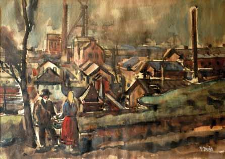 papír, 42 x 58 cm, sign. PD F. Duša 3 800 Kč ( 152) 11.