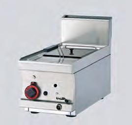 FRITÉZY PLYNOVÉ Koš 220 x 275 220 F8T 63 G Fritéza plynová vana objem: 8 l rozměr vany: 220 x 275 x 220 koš rozměr: 200 x 240 x 90 produkce: 8 /h věčný plamen včetně