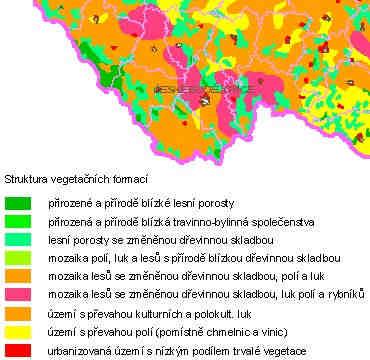 Šebířov leží v PLO 16 Českomoravská vrchovina, lesní vegetační stupeň je zde 3. Bukodubový.