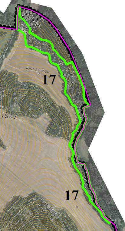 Číslo 17 (generelové číslo = 27) Název Vilický potok Charakter Lokální biokoridor Mapa 10 + 13 STG 3AB2-3, 3AB4, 3B5, 3BC4-5, 3AB3, 4AB4 Rozloha 5,03 ha Charakteristika Lesní porosty a ladní vegetace