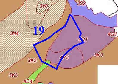 Příslušnými lesními typy jsou 3K3 (Kyselá dubová bučina biková na mírných svazích), 3K5 (Kyselá dubová bučina borůvková na hřbetech a horních částech svahů), 3N4