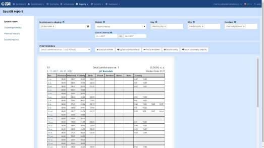 Barva tisku černá černá / červená Volba sloupců ruční automatická Ukazatel času analogový digitální Záloha chodu pasivní (jen data) aktivní (včetně tisku) Spínací výstup reléový kontakt