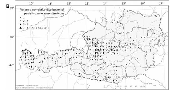 střední Evropy stát klima nepříznivé pro existenci rašelinišť, včetně slatinišť. Essl et al.