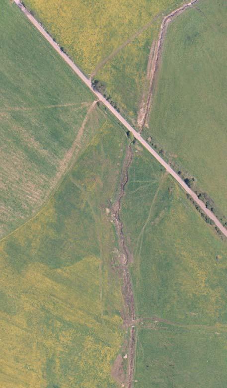 Opakované geodetické zaměřování 12 příčných profilů kalizace příčných