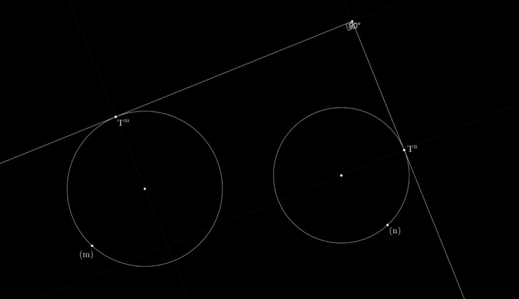 7.3 Určenost pohybu Pohyb je určen: B) Dvěma obálkami (m), (n) křivek m, n, AB =konst. Pevná soustava je určena: (m), (n) Hybná soustava je určena: m, n Platí: m n = konst. 7.