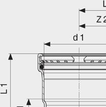 cylindrický vnitřní závit Sanpress Inox XL LF- T-kus