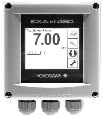 Specifikace výrobku 4-vodičový převodník ph a Redox (ORP) Model PH450G Série EXAxt 450 je navržena, aby kombinovala vynikající funkčnost série EXA od Yokogawy se snadným používáním nabízených