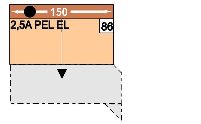 eny podle skupin potaů 86 2,5APLL 87 2,5APRL 150 2,5-sedák s trapézoým příčným lůžkem, bez