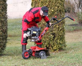 km/h, pouze pro čtyřtaktní motory šíře záběru 62 cm, odpojitelný pohon disku, pro