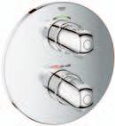 35 500 000 GROHE Rapido T termostatické univerzální těleso pod omítku pro vanu, sprchu a jako centrální termostat k vestavbě do stěny 70 95 mm jednotka přezkoušená z výroby kartuše s termoprvkem s