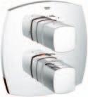 35 500 000 GROHE Rapido T termostatické univerzální těleso pod omítku pro vanu, sprchu a jako centrální termostat k vestavbě do stěny 70 95 mm jednotka přezkoušená z výroby kartuše s termoprvkem s