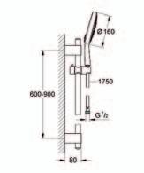 35 501 000 GROHE Rapido E univerzální podomítkové těleso pro pákovou baterii pro sprchu i vanu hloubka instalace 70 100 mm jednotka přezkoušená z výroby keramická kartuše 46 mm s GROHE SilkMove