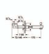 35 501 000 GROHE Rapido E univerzální podomítkové těleso pro pákovou baterii pro sprchu i vanu hloubka instalace 70 100 mm jednotka přezkoušená z výroby keramická kartuše 46 mm s GROHE SilkMove