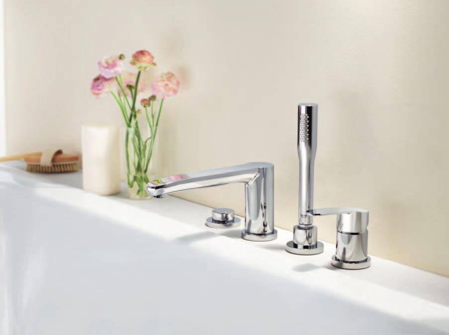 GROHE EUROSTYLE COSMOPOLITAN Vyvážený design. Designové studio GROHE v Düsseldorfu se návrhem baterií Eurostyle Cosmopolitan opět vyznamenalo.