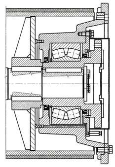 To radical solving of the problem we have to find better drum design, which solves - removes the duress between face and shaft together with providing of torque moment transmission.