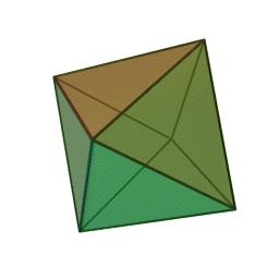 Platónská tělesa Octahedron