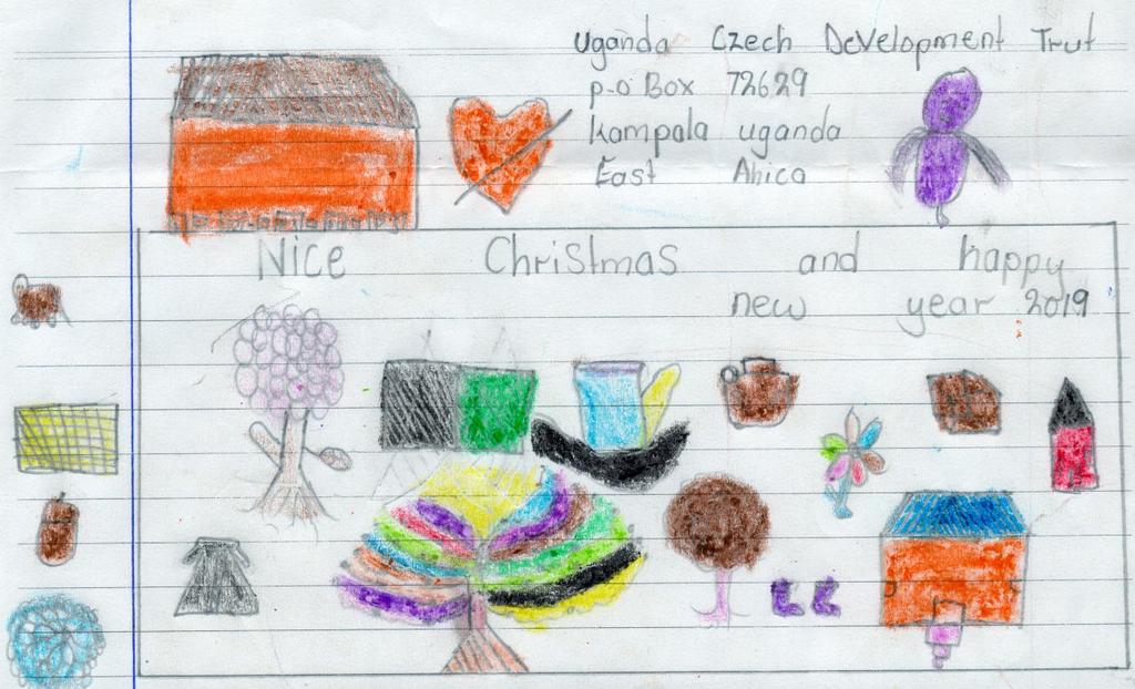 ADOPCE NA DÁLKU OBRÁZEK PRO NÁS NAKRESLILA DEZILANTA Hezké Vánoce a Šťastný nový rok 2019 Drazí přátelé, Jak se máte, přátelé? Zdraví Vás Dezilanta ze základní školy Najja Ric.