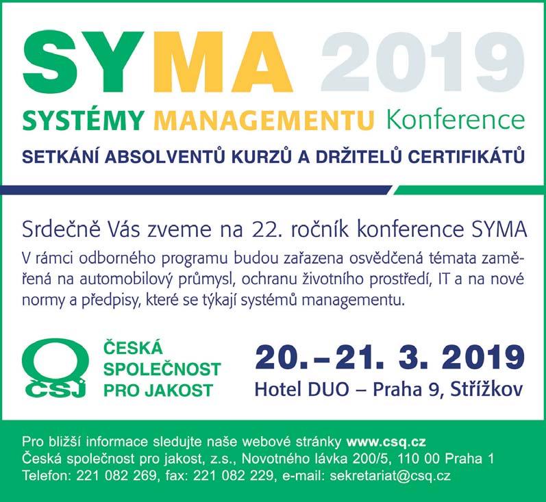 1/2019 www.iprosperita.cz fenomén kvalita 9 Strana vychází pod partnerskou záštitou České společnosti pro jakost O kvalitě také očima zahraničních odborníků na Mezinárodní konferenci Kvalita a svět 4.