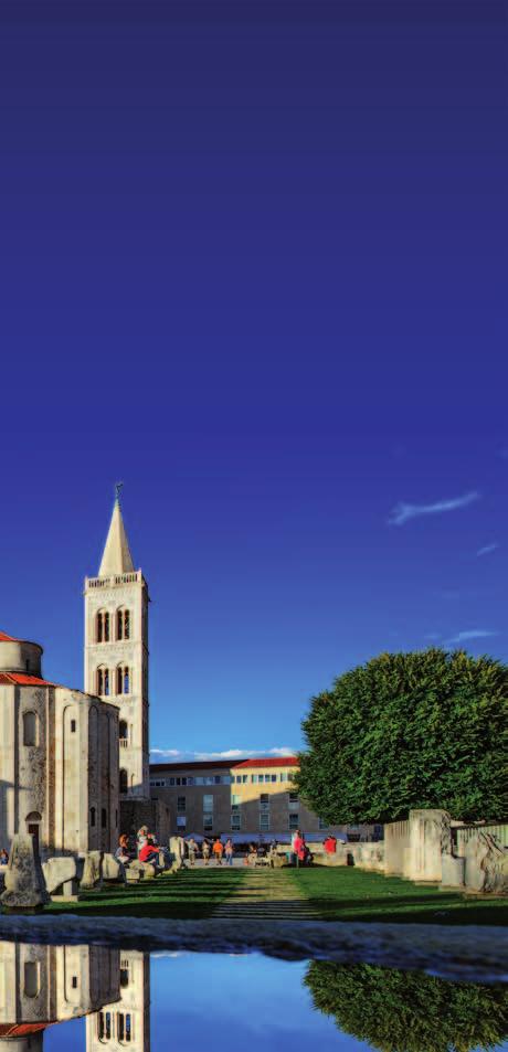 3 DALMÁCIE. ZADAR. 19 mí, oblast Ravni kotari nebo ostrovy. Každý, kdo na sklonku dne na kole nebo pěšky navštíví středověkou pevnost Sv.