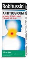 158 Kč 125 Kč STOP suchému kašli efektivní úleva od suchého dráždivého kašle pro děti od 6 let a dospělé V akci také Robitussin